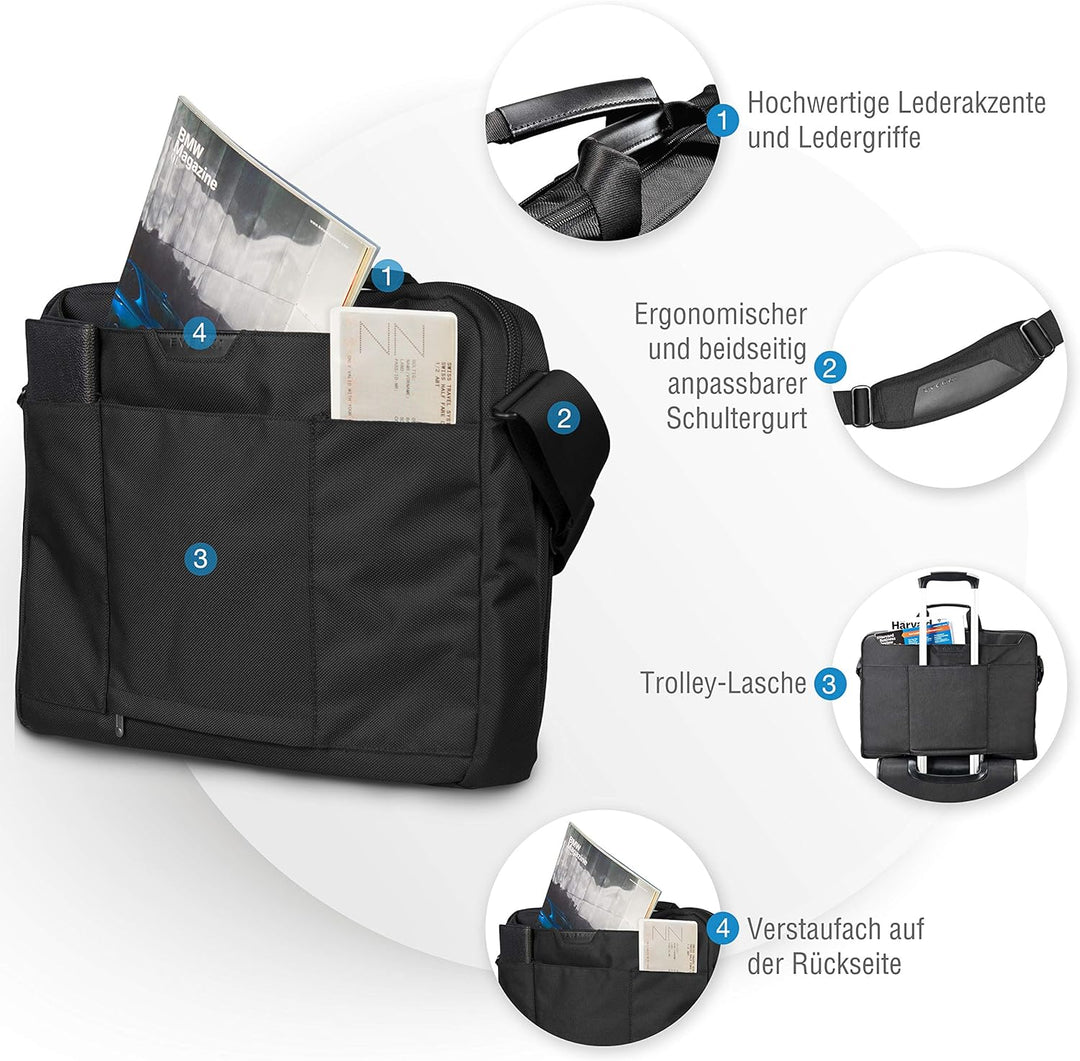 Everki Lunar – Laptoptasche für Notebooks bis 18,4 Zoll (46,7 cm) mit Akten- und Zubehör-Fach, Troll