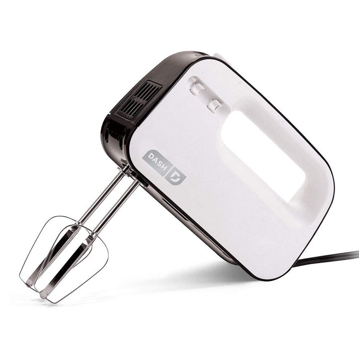 Dash SHM01DSRD Easy Store Handmixer, Rot 3 Speed weiss, Weiss