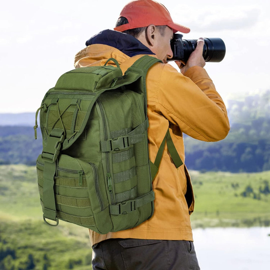 SHANNA Militärrucksack 35L/50L Armee Rucksack Molle, Hohe Kapazität Trekkingrucksack Wanderrucksäcke