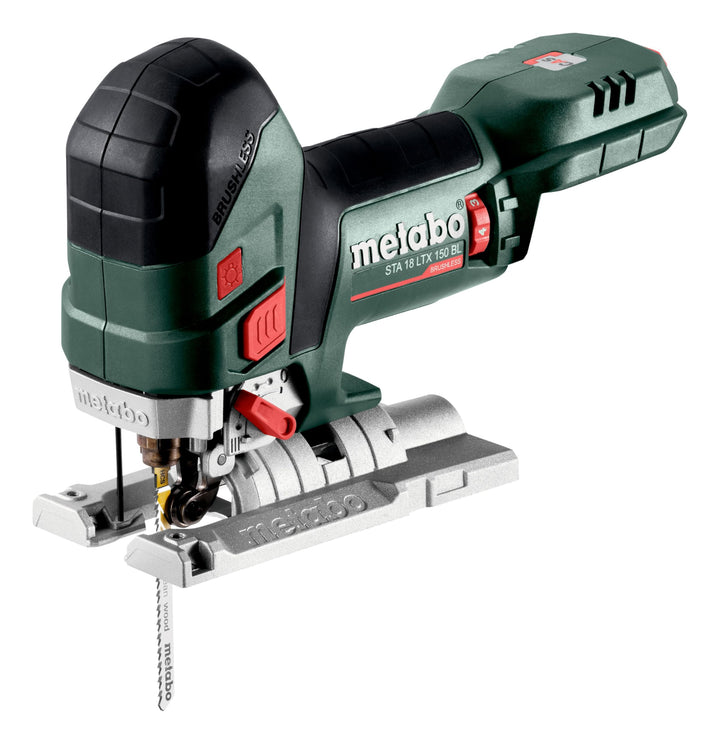 metabo Akku-Stichsäge STA 18 LTX 150 BL - 18 V, 150 mm Schnitttiefe Holz, 4 Pendelhubstufen - Brushl