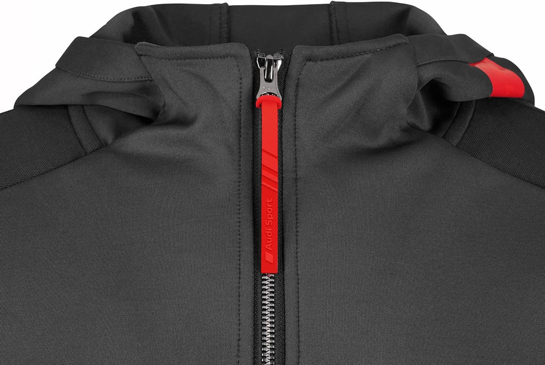 Audi Sport Midlayerjacke Herren grau (XL) XL Grau, XL Grau