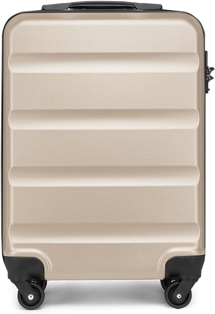 KONO Handgepäck Koffer Klein Reisekoffer Leicht Hartschale Rollkoffer mit TSA Schloss und 4 Rollen,