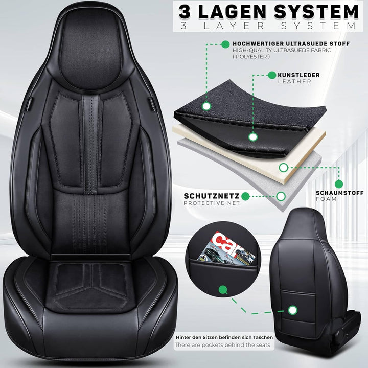 BREMER SITZBEZÜGE Mass Sitzbezüge Schonbezüge für Subaru Outback 3 DS3 Baujahr 2003-2009