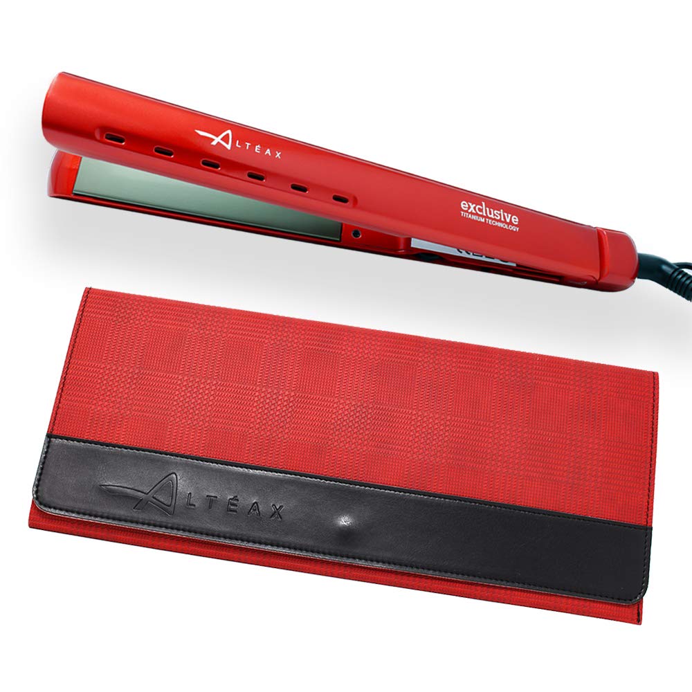 ALTÉAX® EXCLUSIVE Professioneller Haarglätter aus Titan, mit Widerstand aus Keramik, Temperaturregel