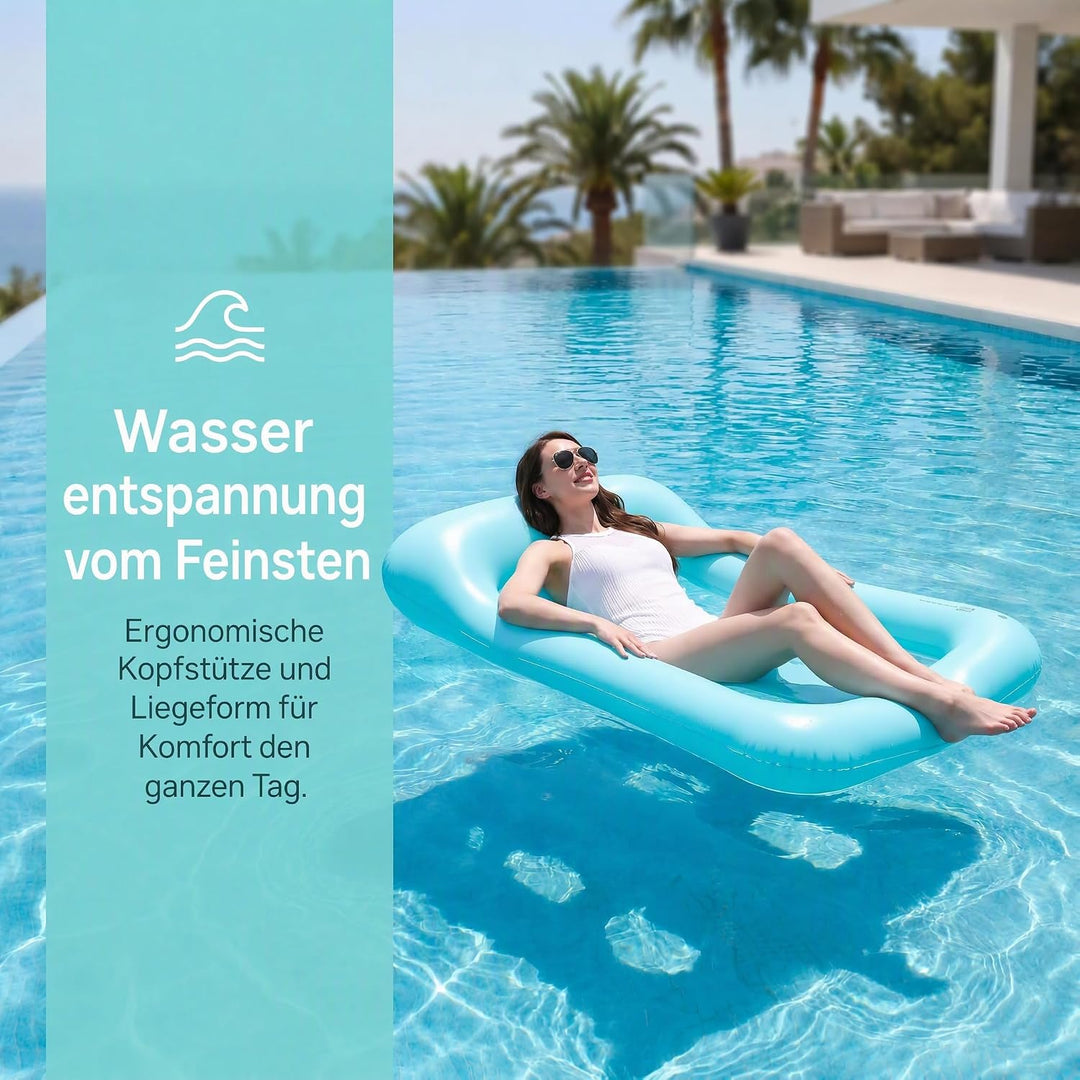 Zouwel 2Pack Pool matratze Erwachsene, schwimmmatratze luftmatratze wassermatratze, halten Cool Sonn