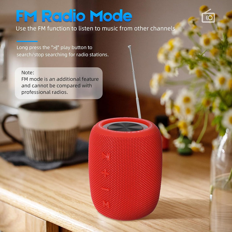 SENXINGYAN 20W Bluetooth Lautsprecher – Tragbare Musikbox mit 360° Stereo-Sound, LED-Lichtshow, IPX6