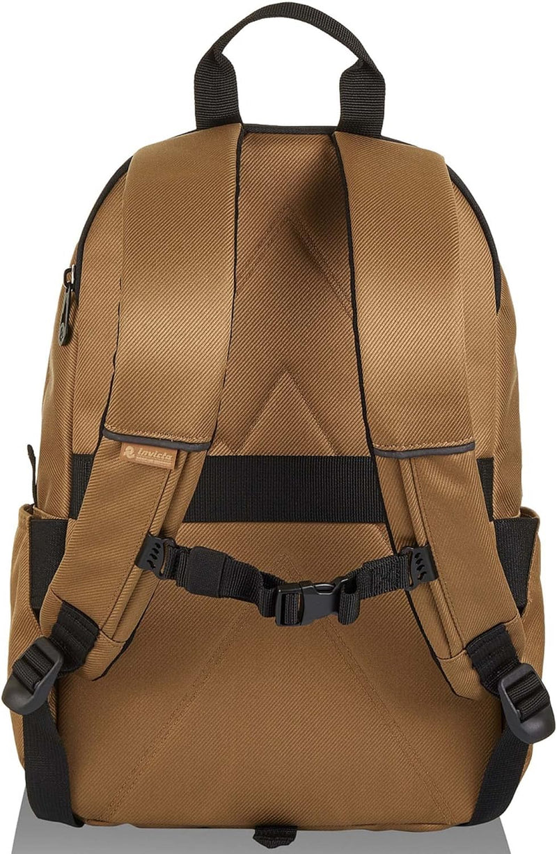 Invicta Round Backpack Geräumiger Rucksack, praktisch & unisex, mit Laptopfach für Uni, Arbeit, Reis