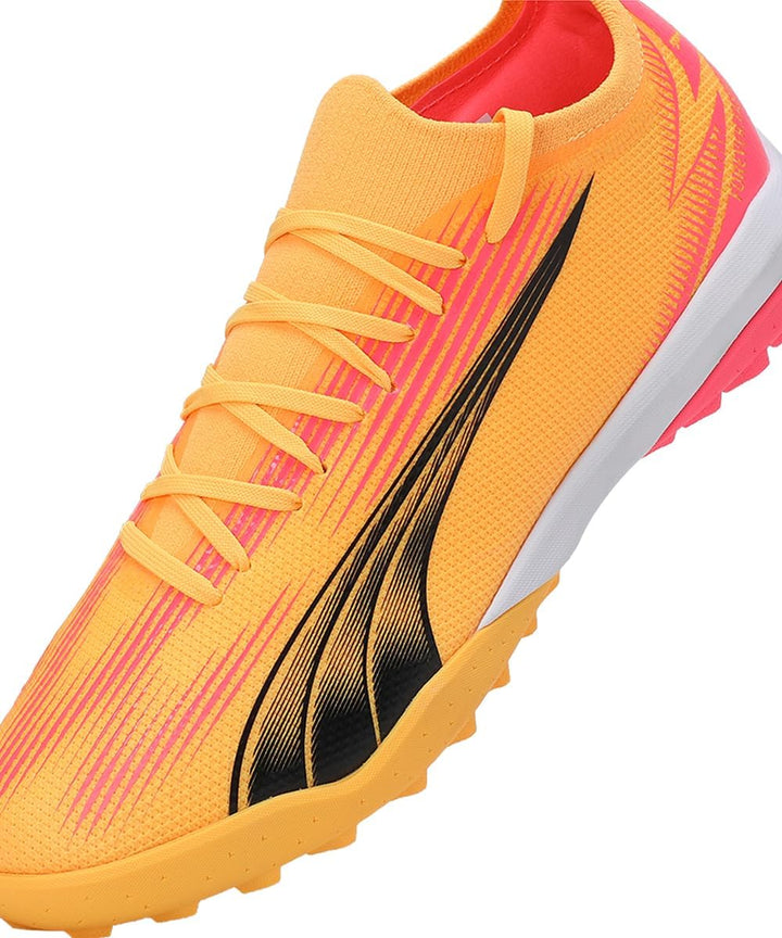PUMA Herren Ultra Match Tt Fussballschuh 40.5 EU Sun Stream Black Sunset Glow, 40.5 EU Sun Stream Bl