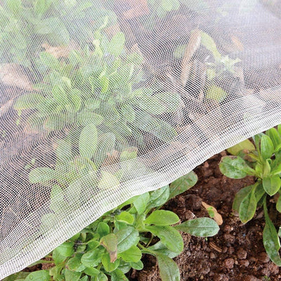 Gemüse Schutznetz Garten Insekten Netz: 3x15m Kulturschutznetz Feinmaschig Pflanzenschutznetz Tunnel