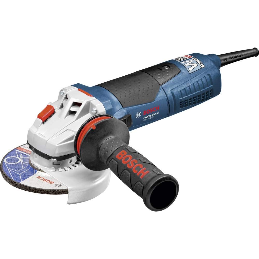 Bosch Professional Winkelschleifer GWS 19-125 CI (Scheiben-Ø 125 mm, Nenneingangsleistung 1.900 W, i