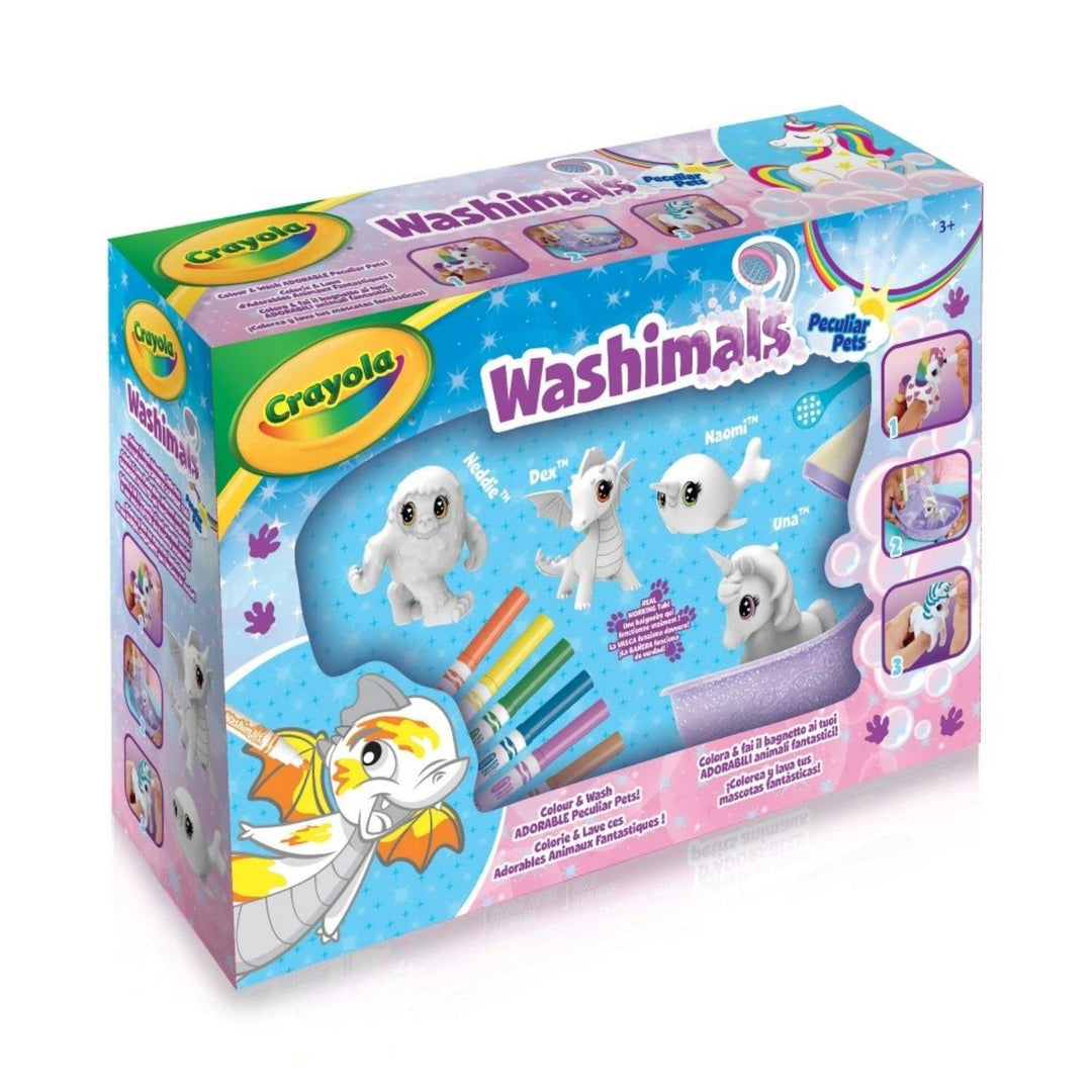 CRAYOLA - Washimals Peculiar Pets Sanctuary - Bastelspass - Washimals - Color N wash - ab 3 Jahren -