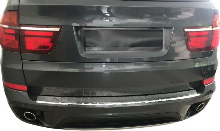 Ladekantenschutz Edelstahl CHROM kompatibel für BMW X5 E70 | BJ 2006-2013 | mit Abkantung | premium