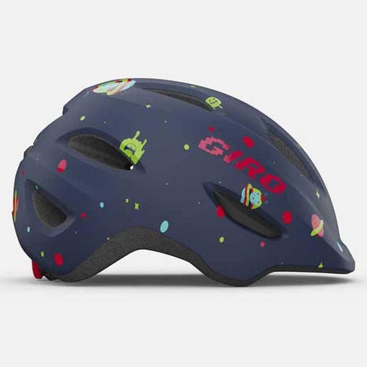 Giro Scamp Kinder Fahrrad Helm matt Midnight Space blau 2023, S