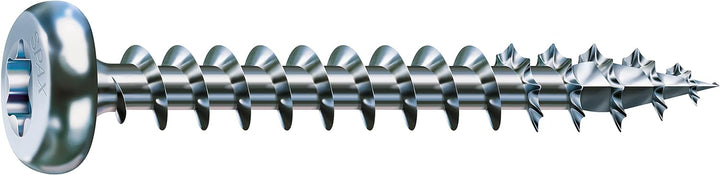 SPAX Universalschraube, 4,5 x 15 mm, 1000 Stück, T-STAR plus, Halbrundkopf, Vollgewinde, 4CUT, WIROX