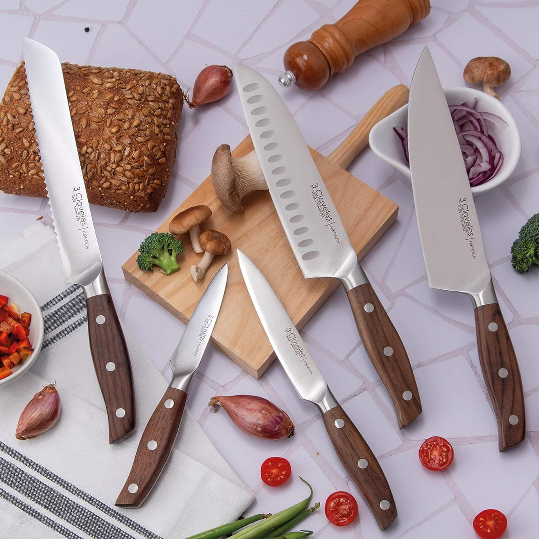 CUCHILLO FORJADO SANTOKU NØRDEN 17.5 cm - 7" E 3C