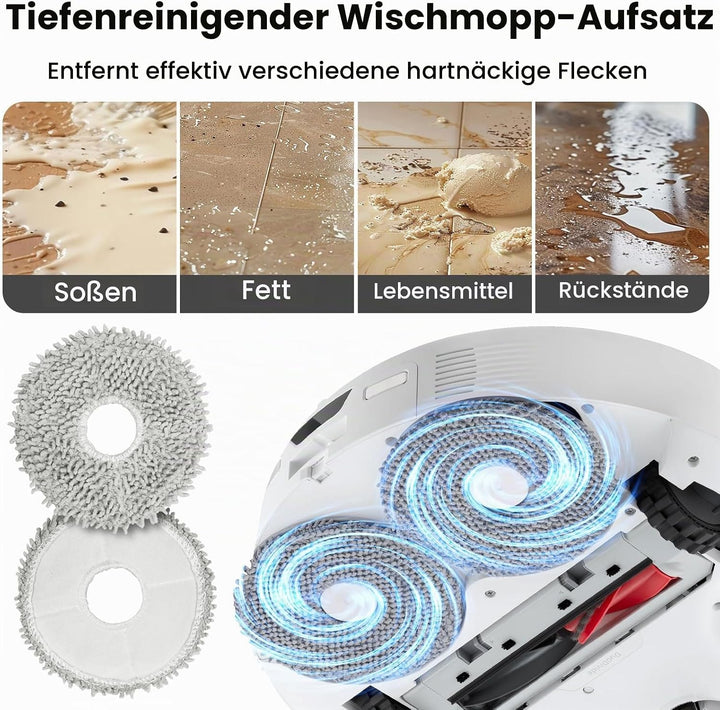 Ersatzteile Zubehörset für Roborock Qrevo Curv/Qrevo Edge/Qrevo Curv S5X/Qrevo S5V/Qrevo Edge S5A St
