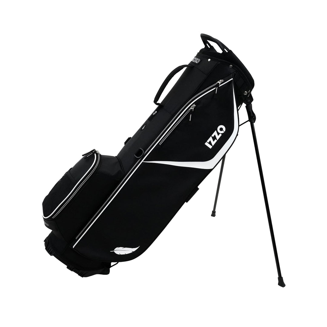 Izzo Ultra Lite Standtasche Schwarz, Schwarz
