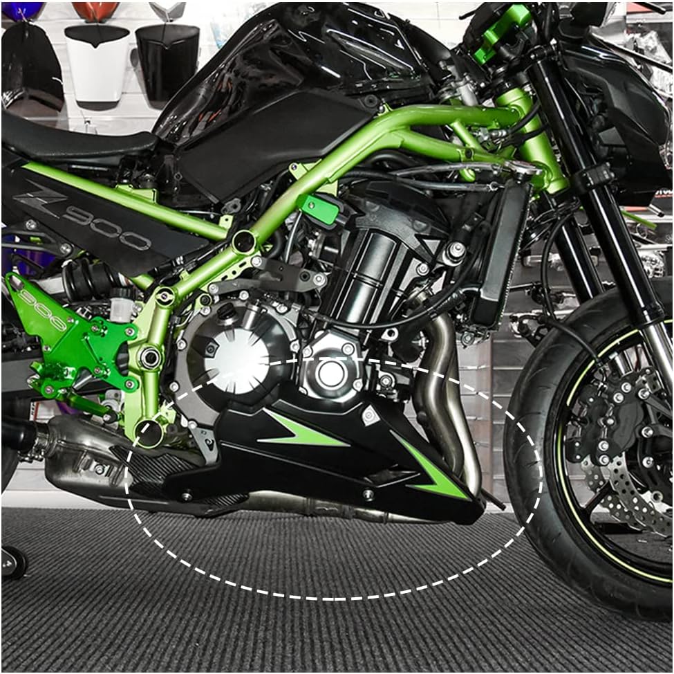Fayedenicy Motorrad Bellypan Belly Pan Motor Spoiler Verkleidung Abdeckung Karosserierahmen Kit Schu