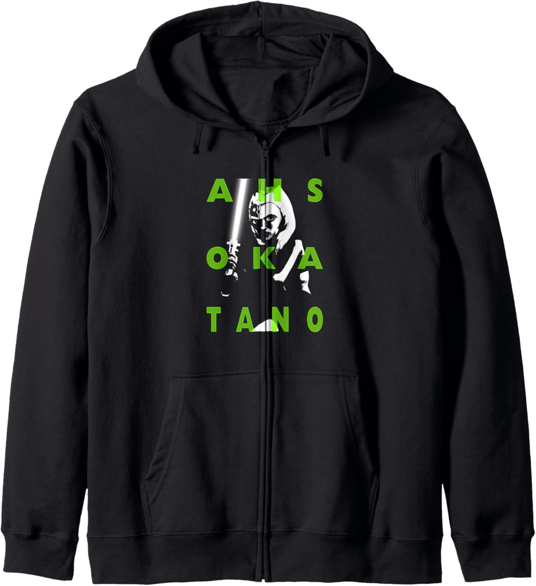Star Wars: Clone Wars Ahsoka Tano Text Overlay Kapuzenjacke