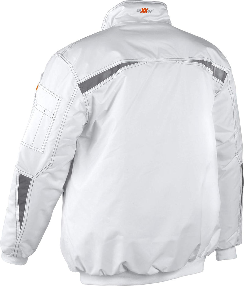 teXXor 4184-XL Pilotenjacke Fjord, Weiss, Grösse XL XL Weiss, XL Weiss