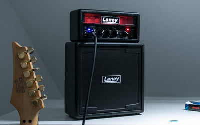 Laney MINISTACK Bluetooth - Batteriebetriebene Gitarren Amp mit Smartphone-Schnittstelle - Ironheart