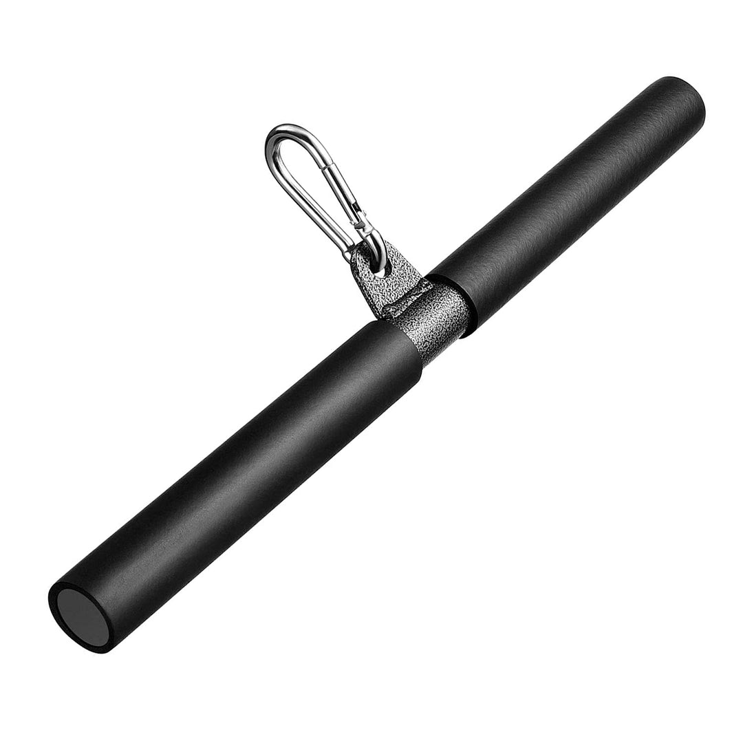 LAT-Zugstange für Pulley-System – 40cm Gerade Stange mit Schaumstoffgriffen, Kompatibel mit Ruderger