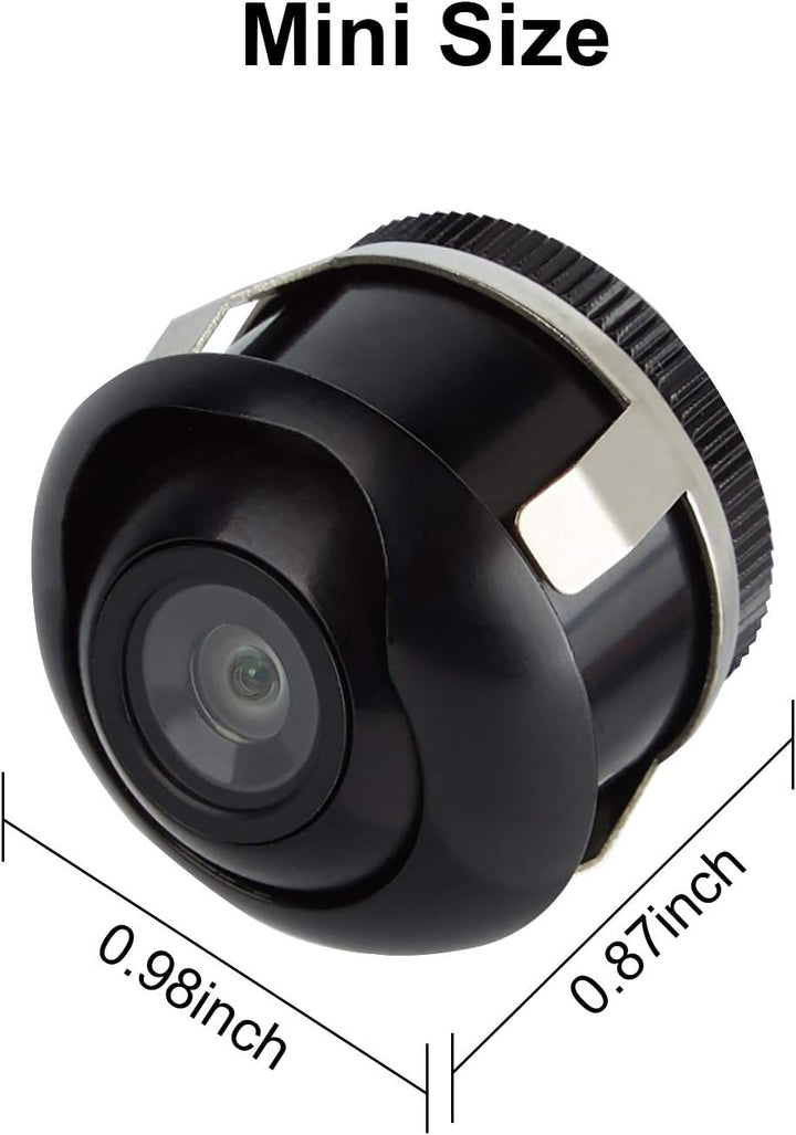 CICMOD Mini Rückfahrkamera Auto HD Universal Rückansicht Kamera 360° Drehbarer Einparkhilfe Nachtsic