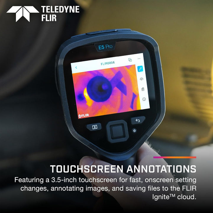 FLIR E5 Pro - Commercial Thermal Imaging Camera with Wifi. High Resolution Infrared Cameara with FLI