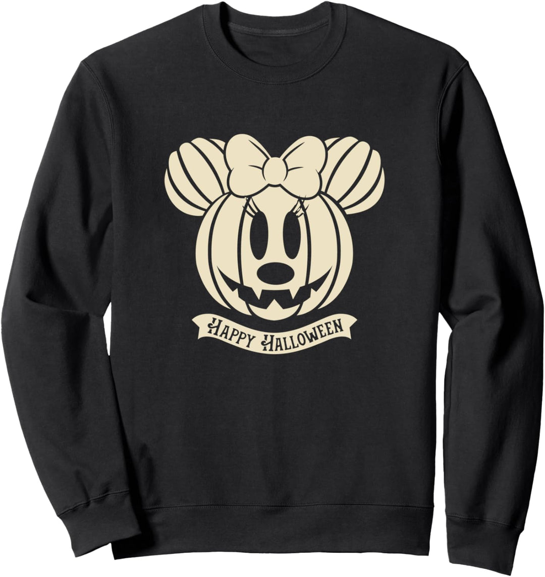 Disney Minnie Mouse Pumpkin Happy Halloween Sweatshirt