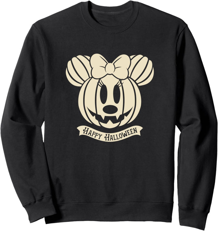 Disney Minnie Mouse Pumpkin Happy Halloween Sweatshirt