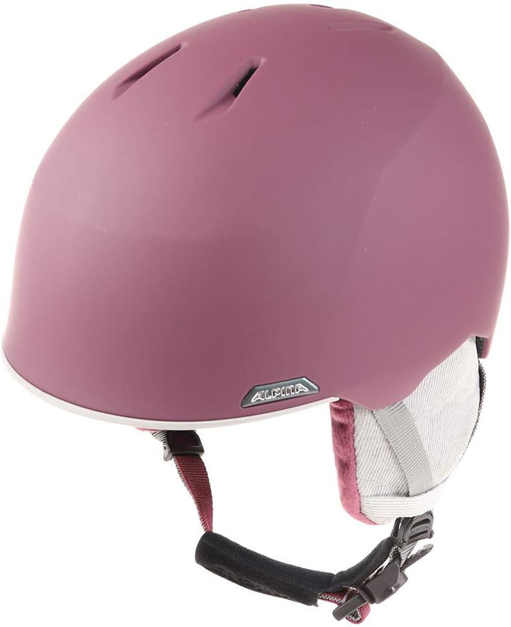ALPINA ALBONA - Sicherer, Bruchfester & Individuell Anpassbarer Skihelm Für Erwachsene, cassis matt