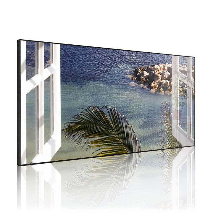 banjado Magnettafel schwarz 78 x 37cm / Magnetwand Metall/Magnetpinnwand als Memoboard/Pinnwand Magn
