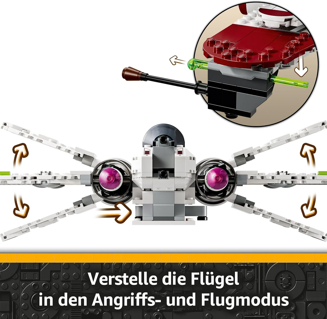 LEGO Star Wars 75402 ARC-170 Starfighter Spielzeug mit 4 Minifiguren inkl. Klon-Piloten und R4-P44 D