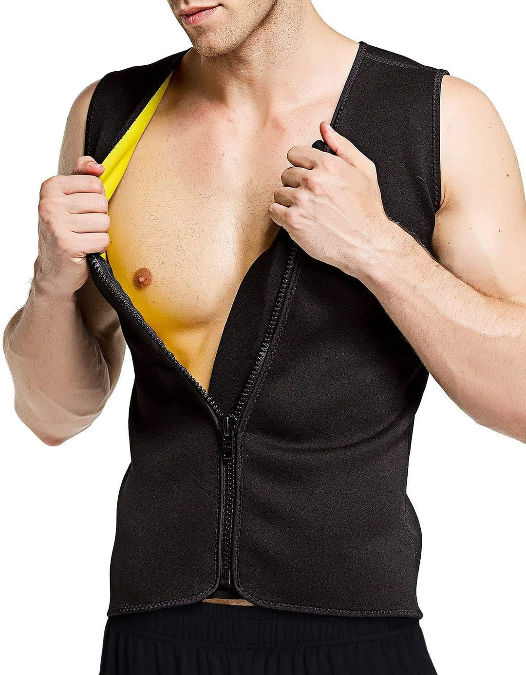 Martiount Schweissweste für Männer Sauna Shirt Herren Neopren SaunaWeste Schwitzanzug Herren Body Sh