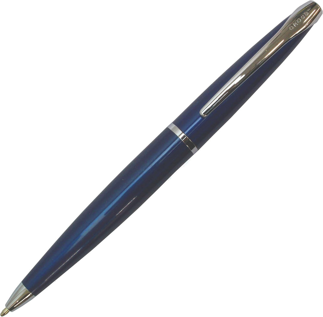 Cross ATX Kugelschreiber (Drehmechanik, Strichstärke M, Schreibfarbe schwarz, inkl. Geschenkbox) bla