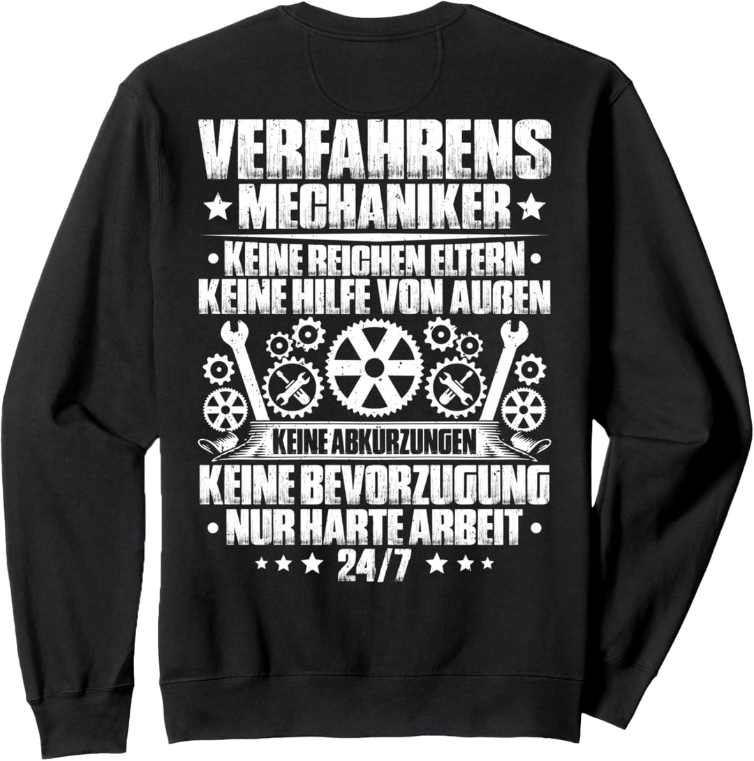 Harte Arbeit Verfahrensmechaniker Sweatshirt