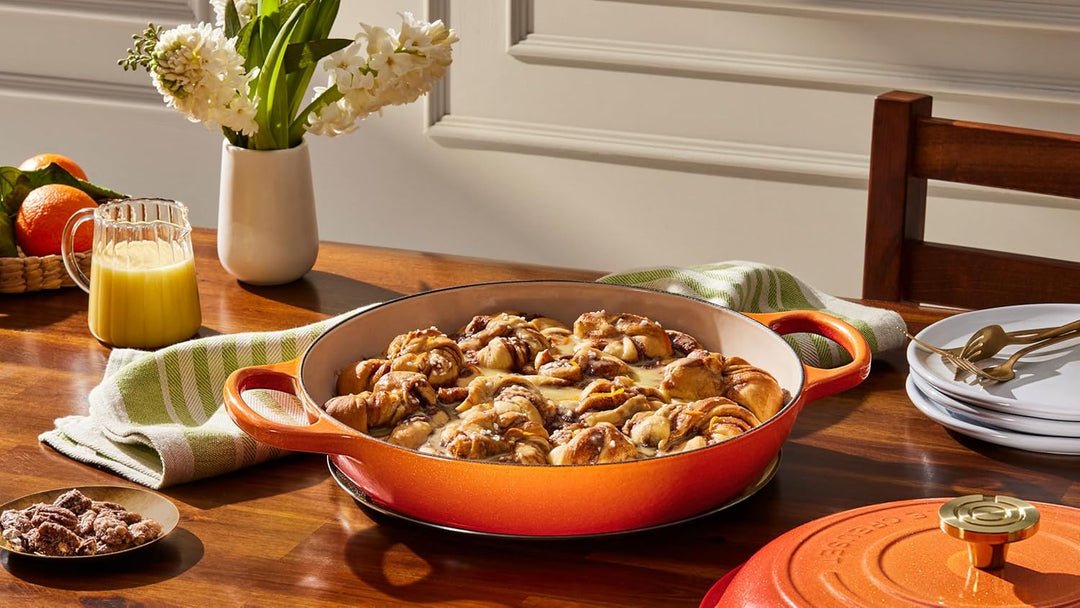 Le Creuset Flamme Dorée Flache Kasserolle, 30 cm Volcanic 3.5 Qt, Volcanic 3.5 Qt