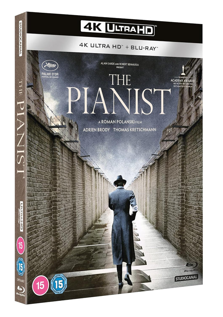The Pianist 4K UHD [Blu-ray] [Region A & B & C], Blu-ray