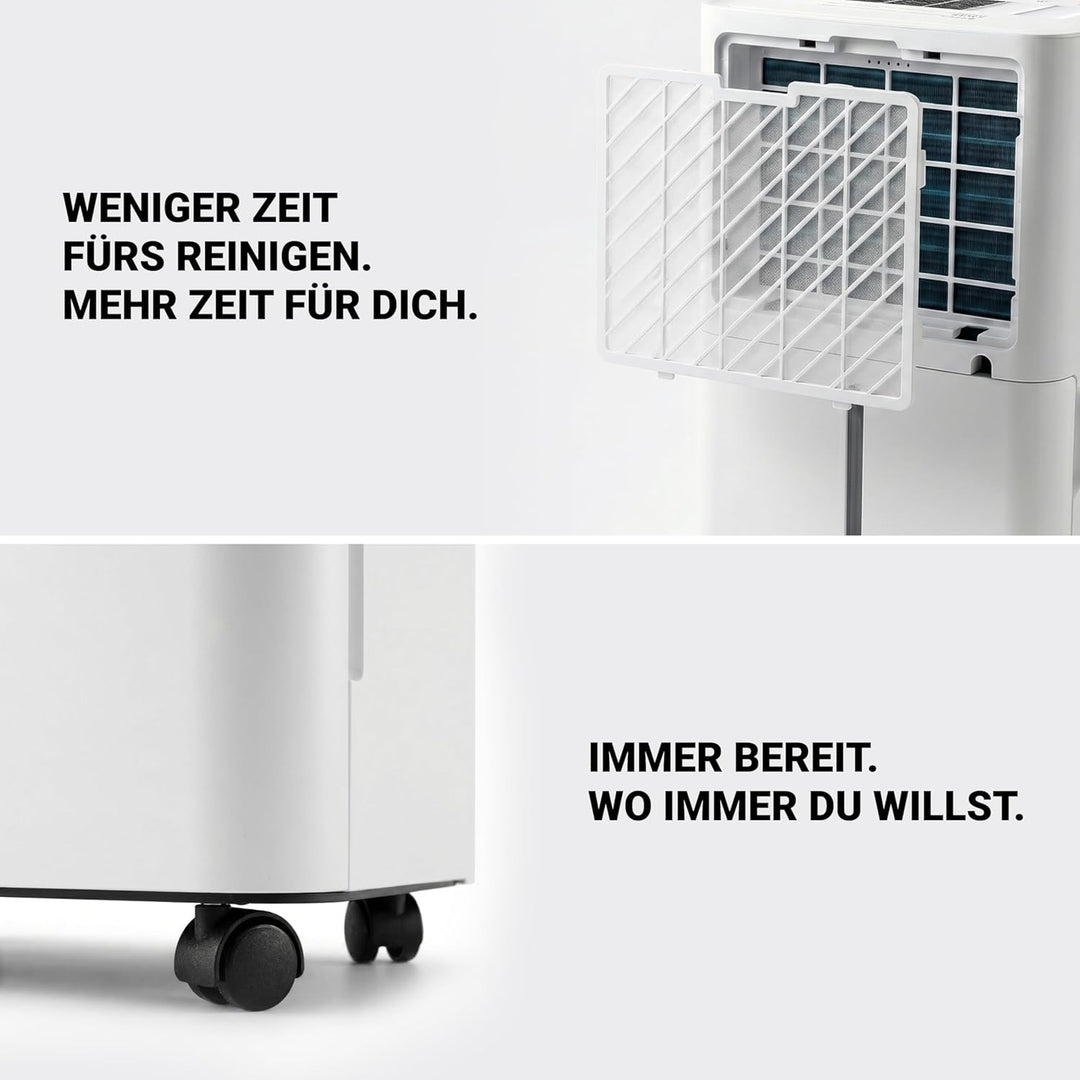 VENTA AD100 Luftentfeuchter elektrisch Raumentfeuchter | für Räume bis 40m² | Automatische Feuchtigk