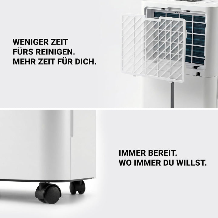 VENTA AD100 Luftentfeuchter elektrisch Raumentfeuchter | für Räume bis 40m² | Automatische Feuchtigk