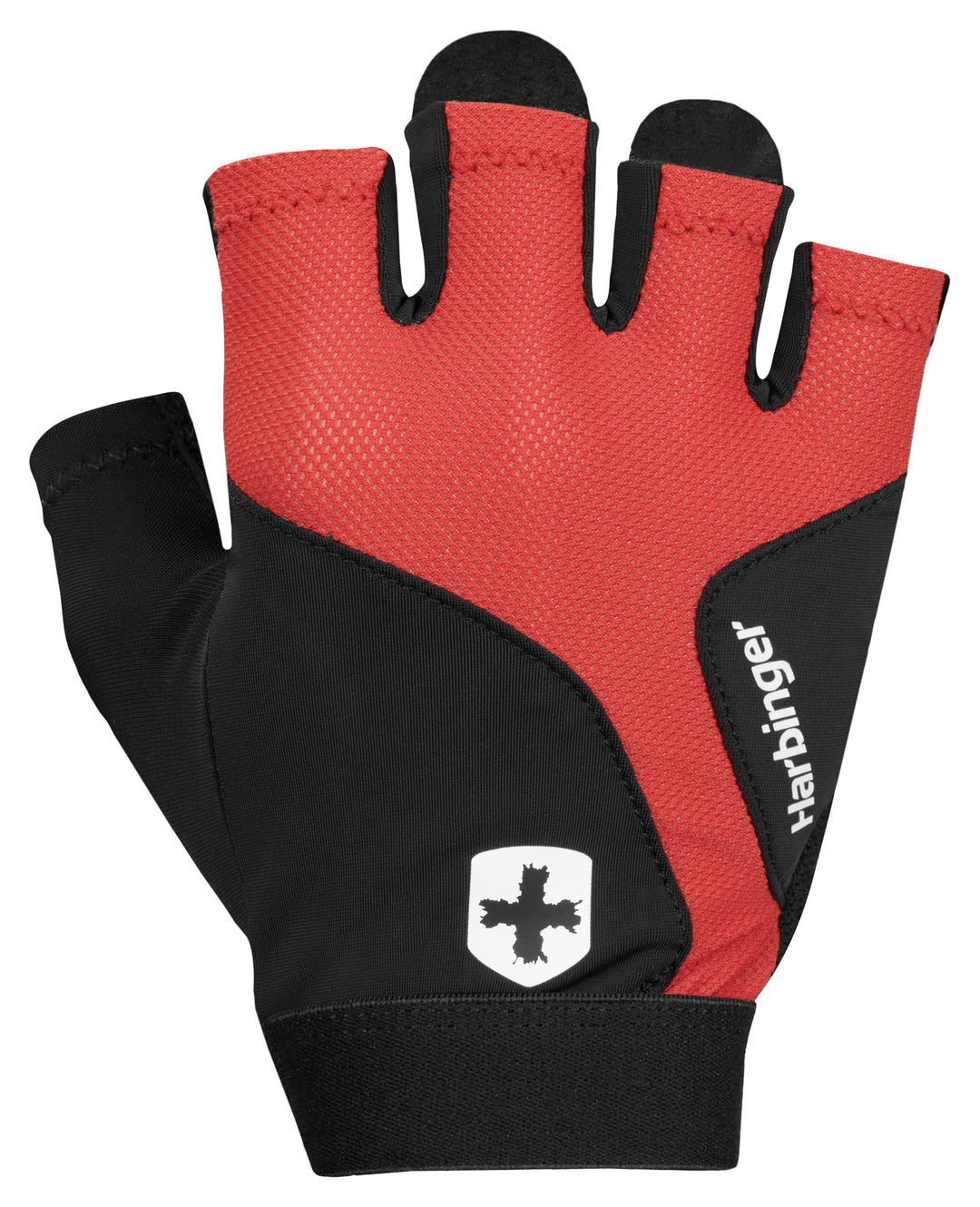 Harbinger Flexfit 2.0 Gewichtheber-Handschuhe – Natürliche Handbewegung M Rot, M Rot