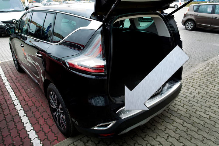 Spangenberg Edelstahl Ladekantenschutz passend für Renault Espace V Initiale Van Kombi ab Baujahr 02