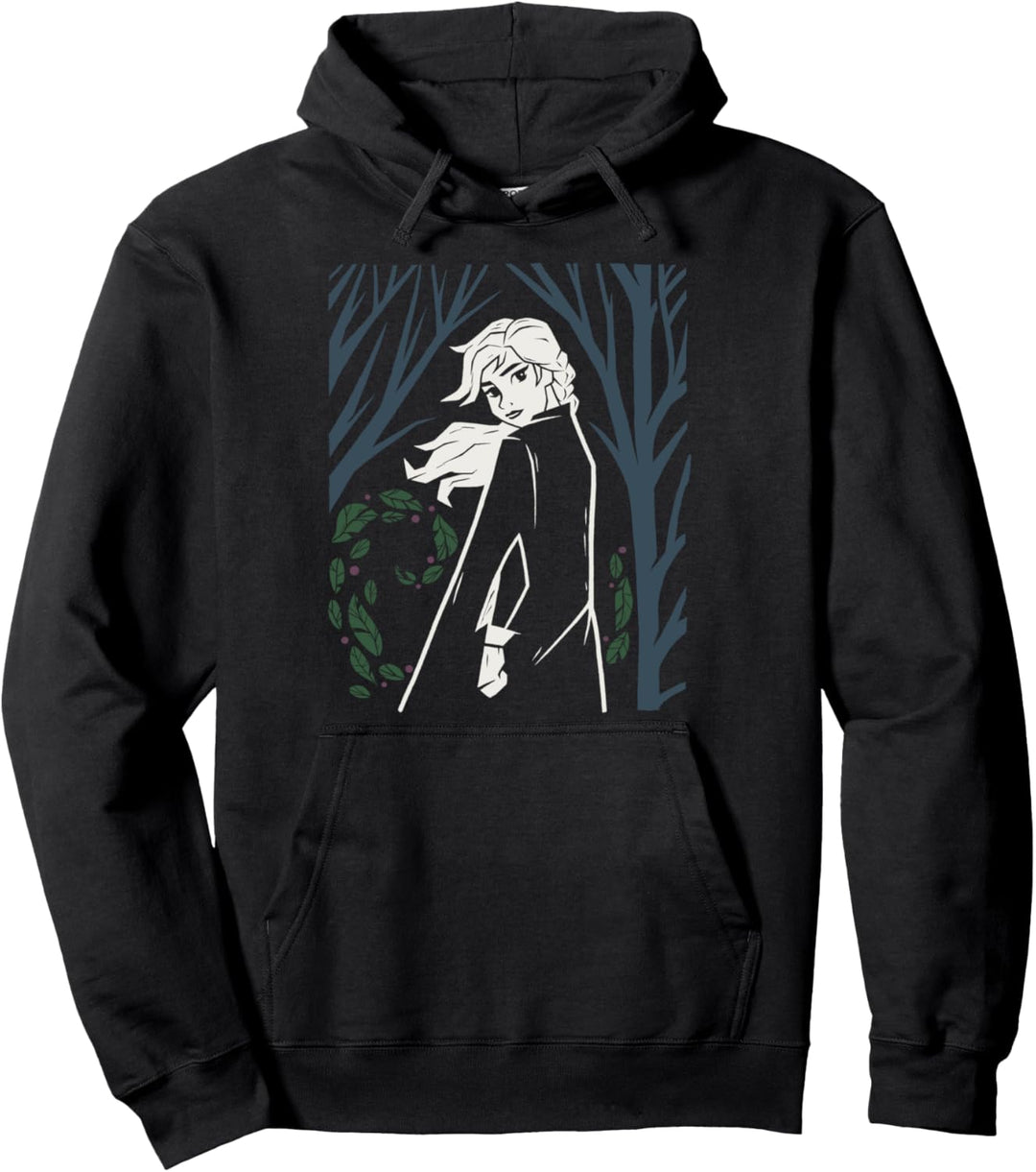 Disney Frozen 2 Anna Windy Leaves Portrait Pullover Hoodie