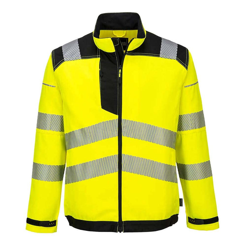 Portwest PW3 Warnschutzjacke, Grösse: XXXL, Farbe: Gelb/Schwarz, T500YBRXXXL