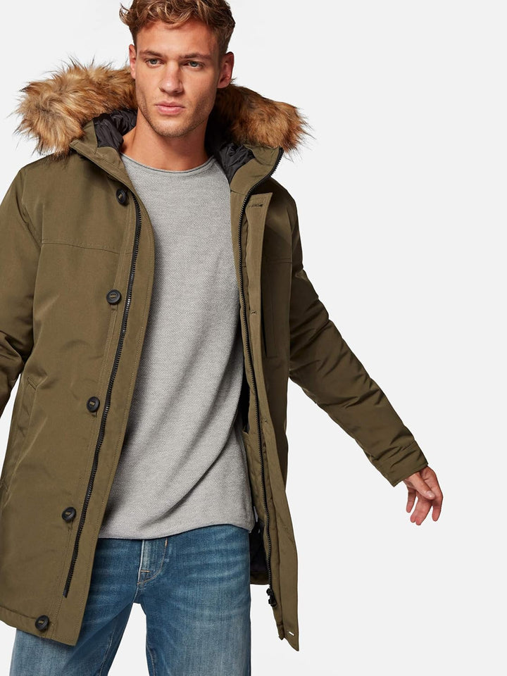 Mavi Herren Hooded Jacket Jacke XX-Large (Herstellergrösse: XX-Large/) Grün (Sea Turtle 29754), XX-L