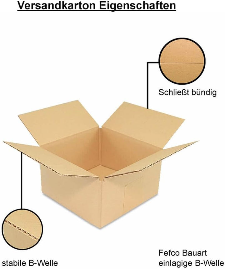 50 Faltkartons 60x30x15cm braun KK 106 1 wellig rechteckige Versandkartons | DHL M Päckchen | DPD L