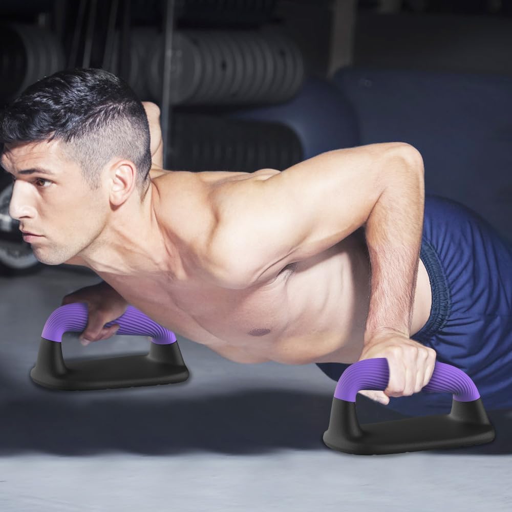 Calisthenics Equipment Liegestützgriffe - Rutschfest Parallettes Handstand Griffe Robuste Push Up Ba