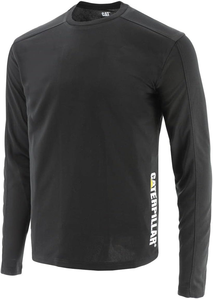 Caterpillar CAT Workwear Herren Coolmax Langarmshirt L Schwarz, L Schwarz