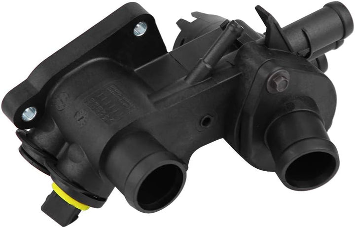 KIMISS Kühlwasser Auslass Thermostat für Automotor Kühlmittel Thermostat + Gehäuse für 1.0 1.4 1.6 0