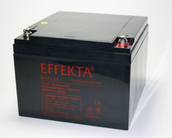 Effekta BT 12-28 12V 28Ah Blei Akku/Blei-Vlies Akku AGM VRLA